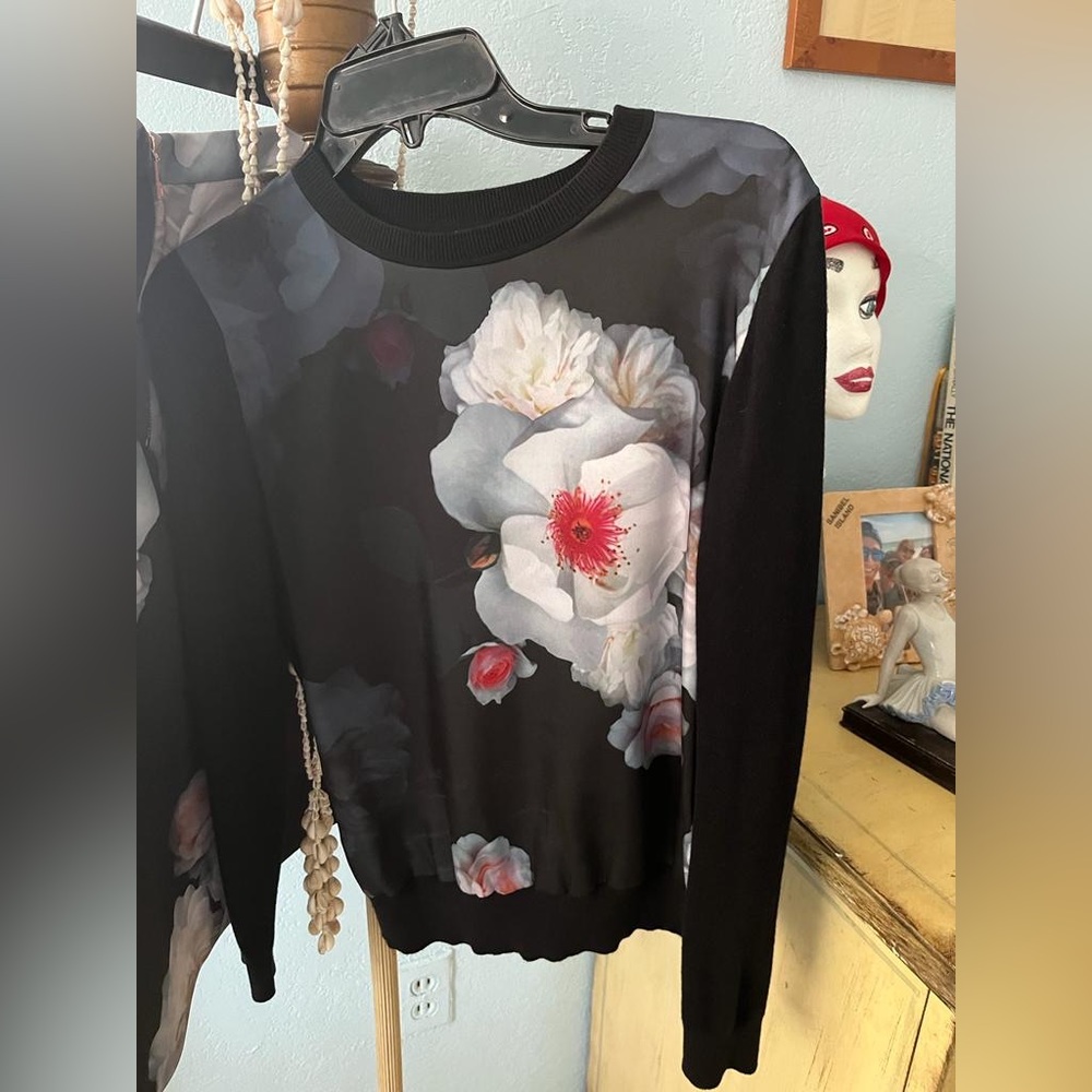 Ted Baker Floral Matching Blouse & Skirt